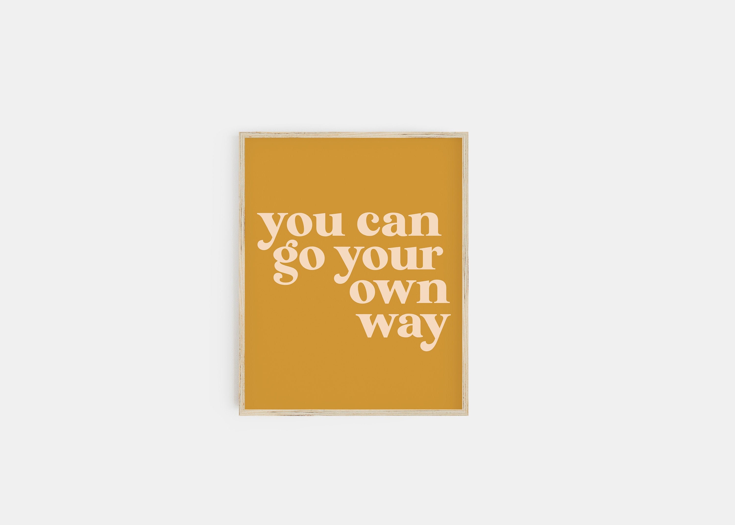 You Can Go Your Own Way Print Fleetwood Mac Print Etsy