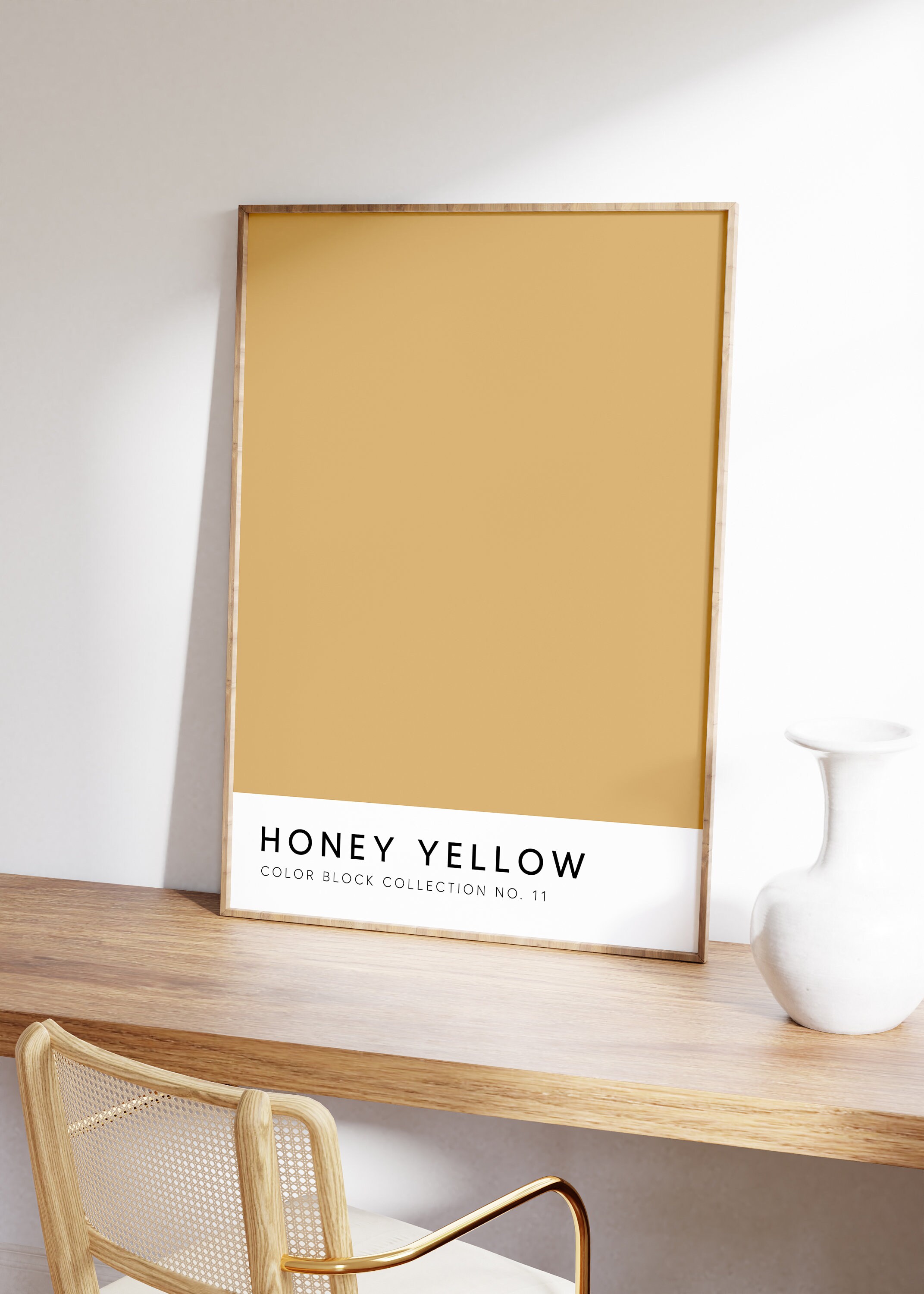 Orange and Green Wall Art Boho Wall Art Color Block Art Etsy