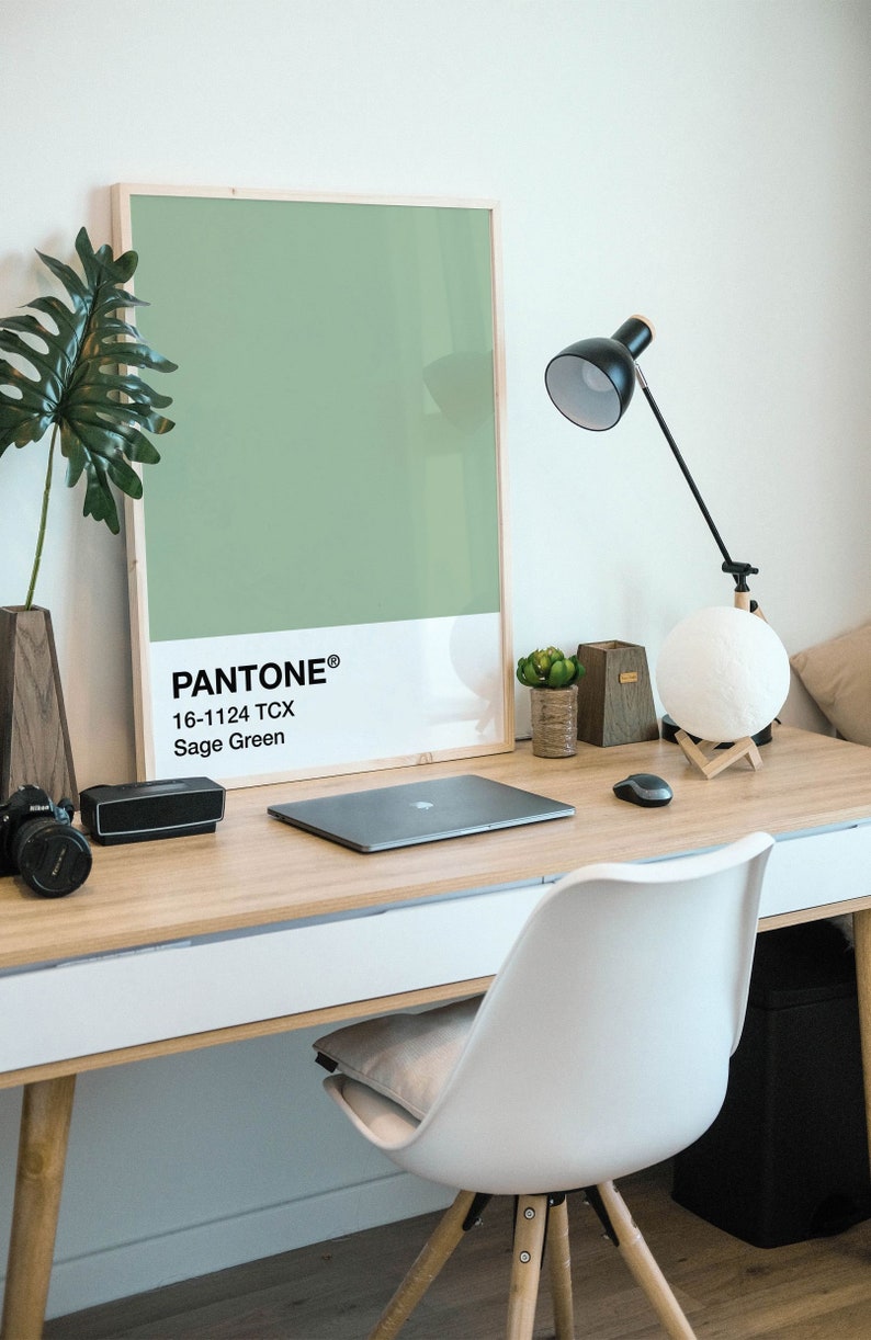 sage green decor sage green print pantone poster pantone print 3 for 2 offer