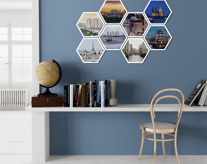 Custom Hexagonal Acoustic Panel Art: Sound Absorbing Decor