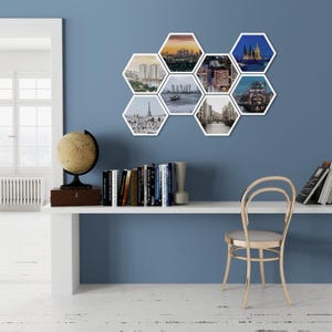Custom Hexagonal Acoustic Panel Art: Sound Absorbing Decor