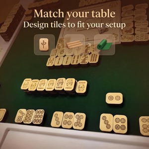 American Mahjong Tiles Set: Personalized Wood - Travel, Standard, Large image 5