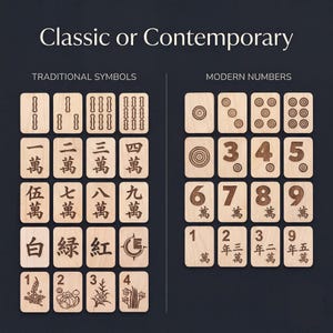 American Mahjong Tiles Set: Personalized Wood - Travel, Standard, Large image 7