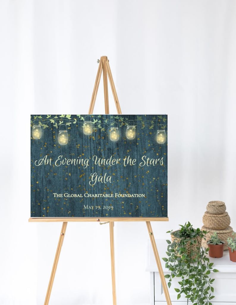 Editable Display your Special Event on a 24 x 18 or 36 x 24 Sign Digital Ready to download