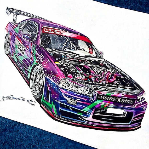 Nissan Skyline Gt R Etsy