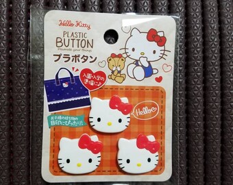 Hello Kitty SET OF 4 BUTTONS or MAGNETS or MIRRORS badges pinback sanrio #1537 