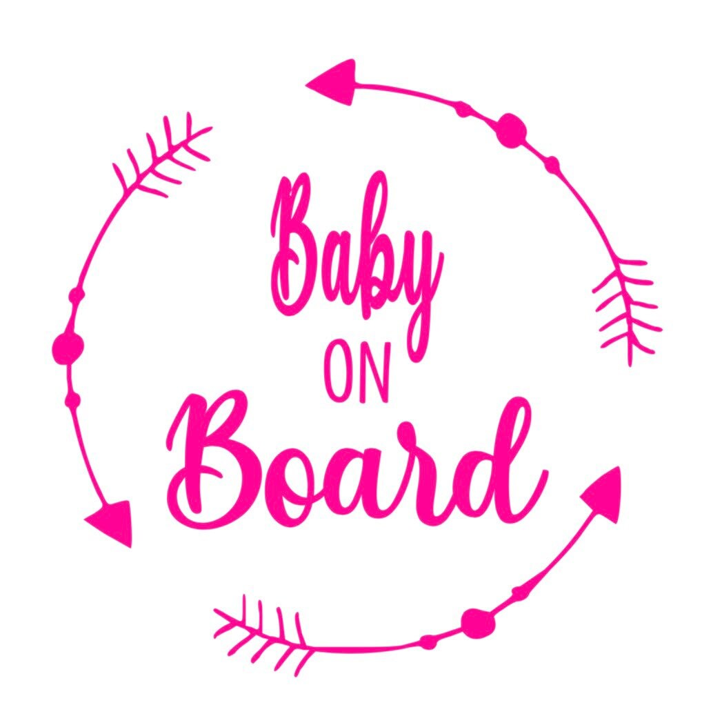 Baby on Board Sticker/decal Etsy