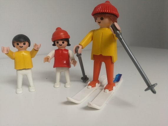 Playmobil lote de figuritas vintage 1984 con accesorios usados
