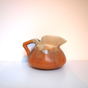 Small vintage Belgian ceramic pitcher