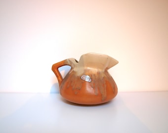 Small vintage Belgian ceramic pitcher