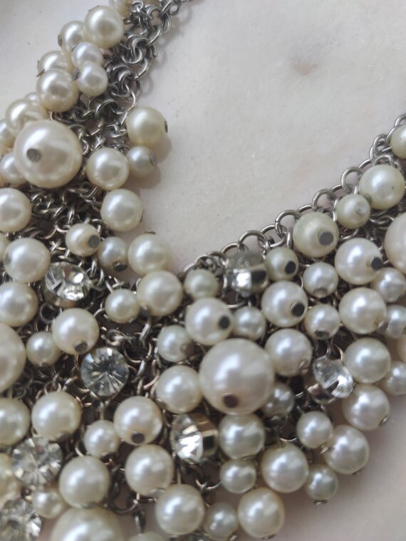 Collier Plastron En Nacre Vintage Années 40/50 - Superbe Pièce Ancienne