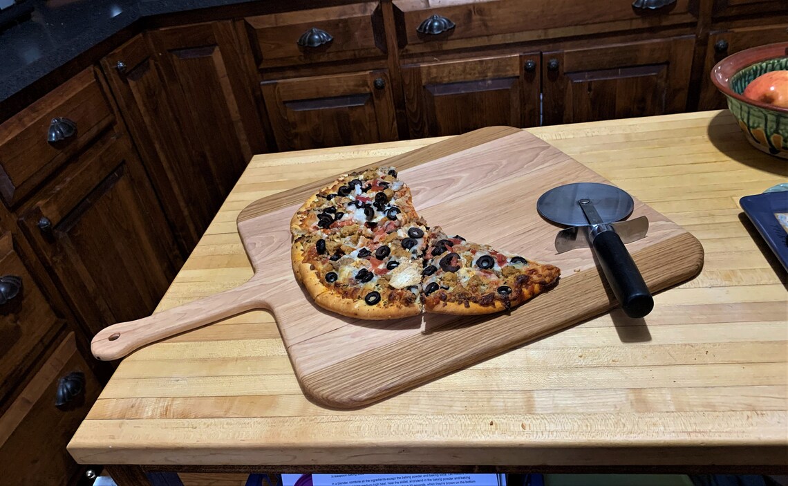 Pizza Serving Board Cutting Board Small or medium Pizza Etsy