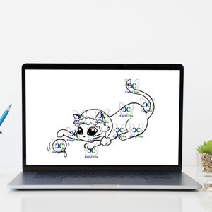 Crockmou Noël - Digital Stamp