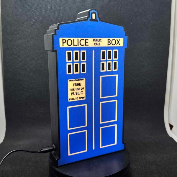 Doctor Who Tardis Illuminated box (Lightbox)