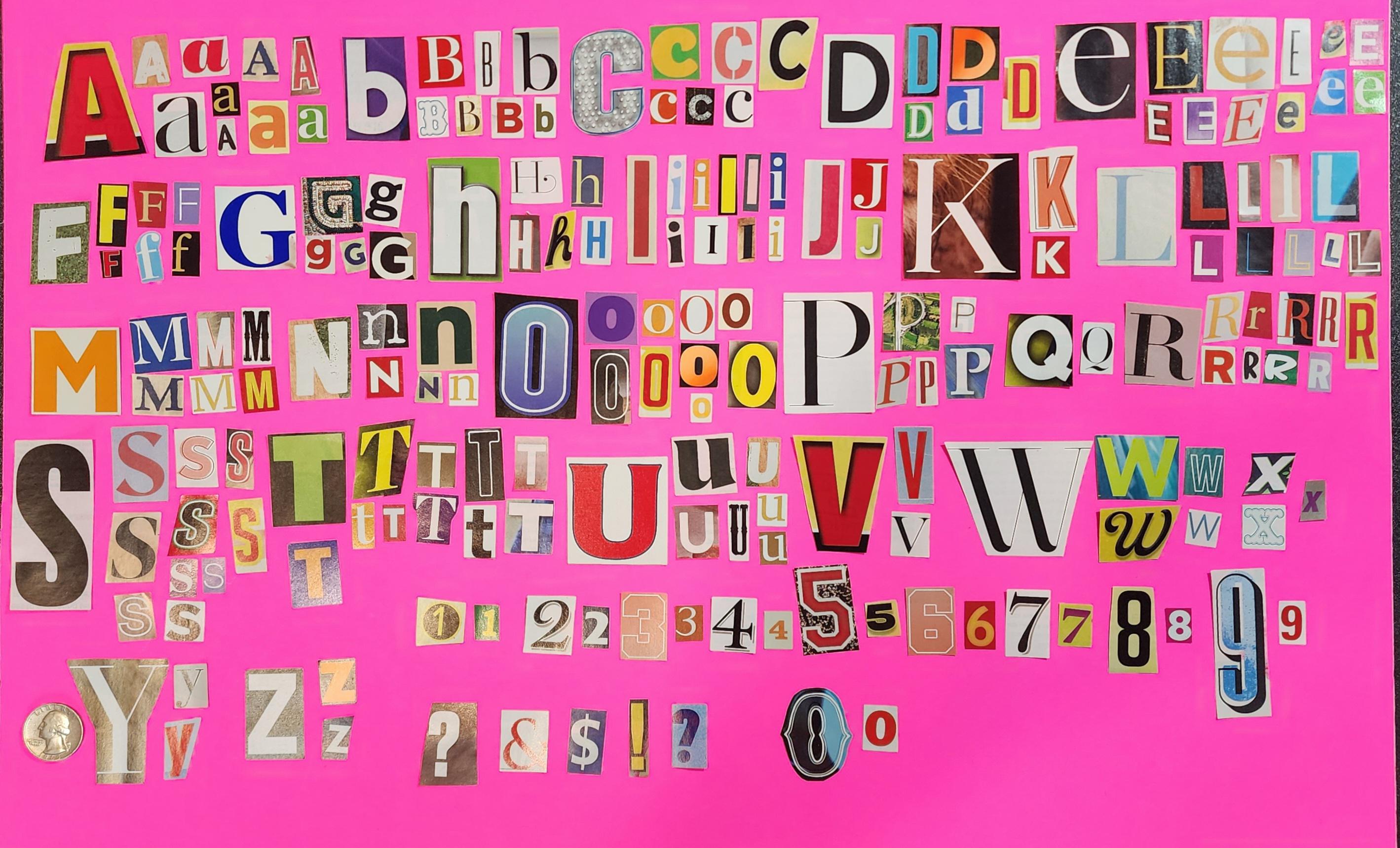 Ransom Note Cutout Letters Dream Vision Board Junk Journal 200 Pcs - Etsy