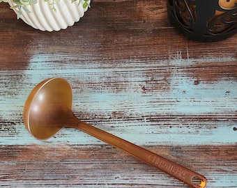 Vtg Ultratemp Ladle Amber Utensils 2109-1 USA Robinson Knife Co Cottagecore