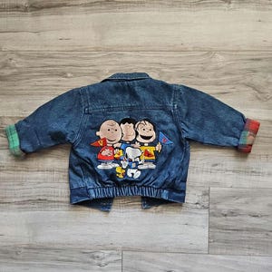 Snoopy Jean Jacket - Etsy