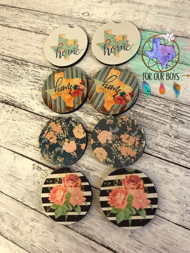 Sublimation Car Coasters Etsy