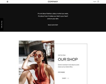 Premium Wix Website Template for Women Entrepreneurs, Clean, Classic, and Classy, Online Store, Blog, Booking, FAQ, & More!! Boss Free Media