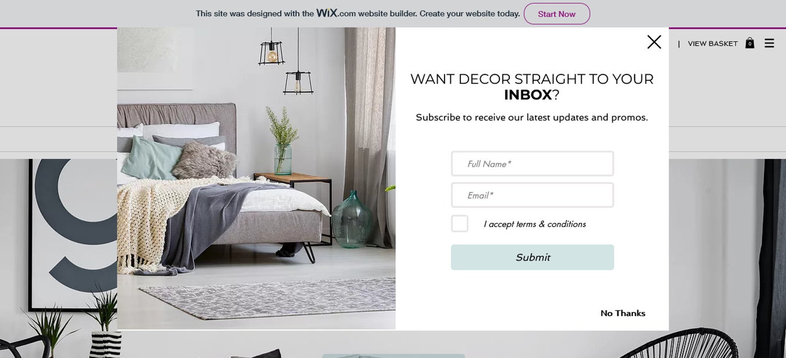 Interior Design site Template Wix Home Decor site Etsy