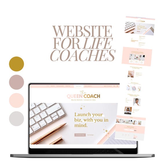 Elevate Your Coaching Business with Our Wix Template | Easy Setup & Customizable! | Website Template | BONUS LOGO Template | Boss Free Media