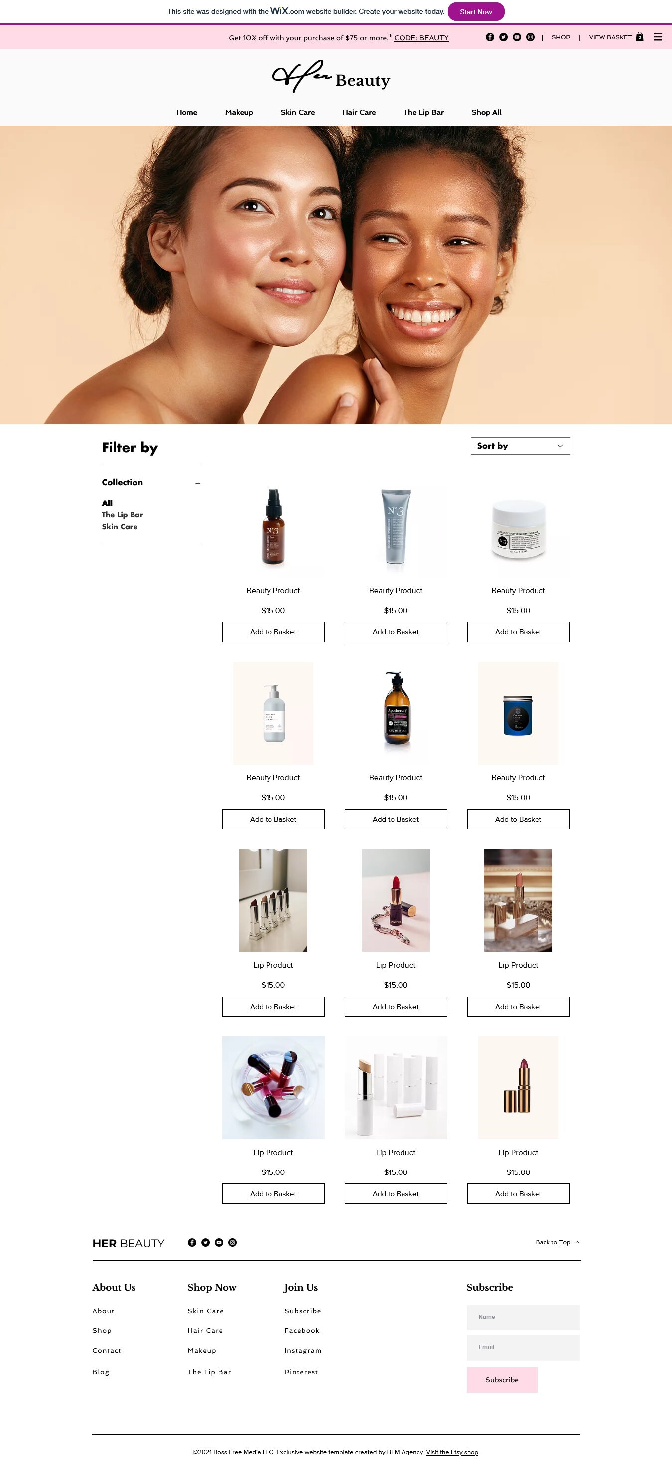beauty-website-template-wix-skin-care-website-template-cosmetics
