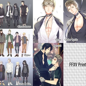 FFXV druckt Postkarten | Final Fantasy XV 15