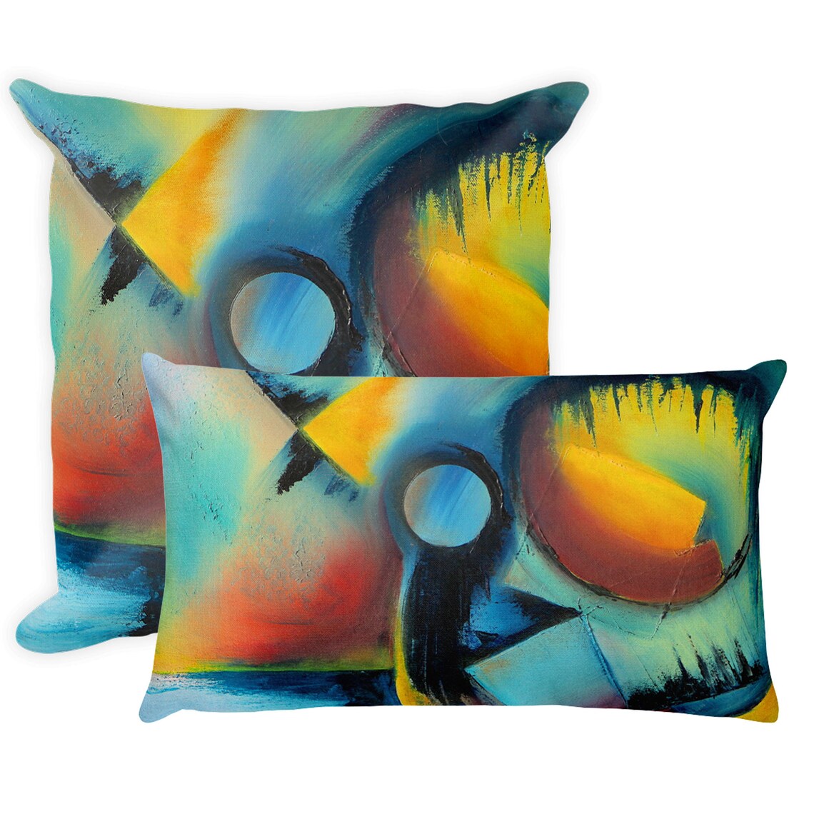 Premium Throw Pillow Decorative Cushion Contemporary Modern Etsy