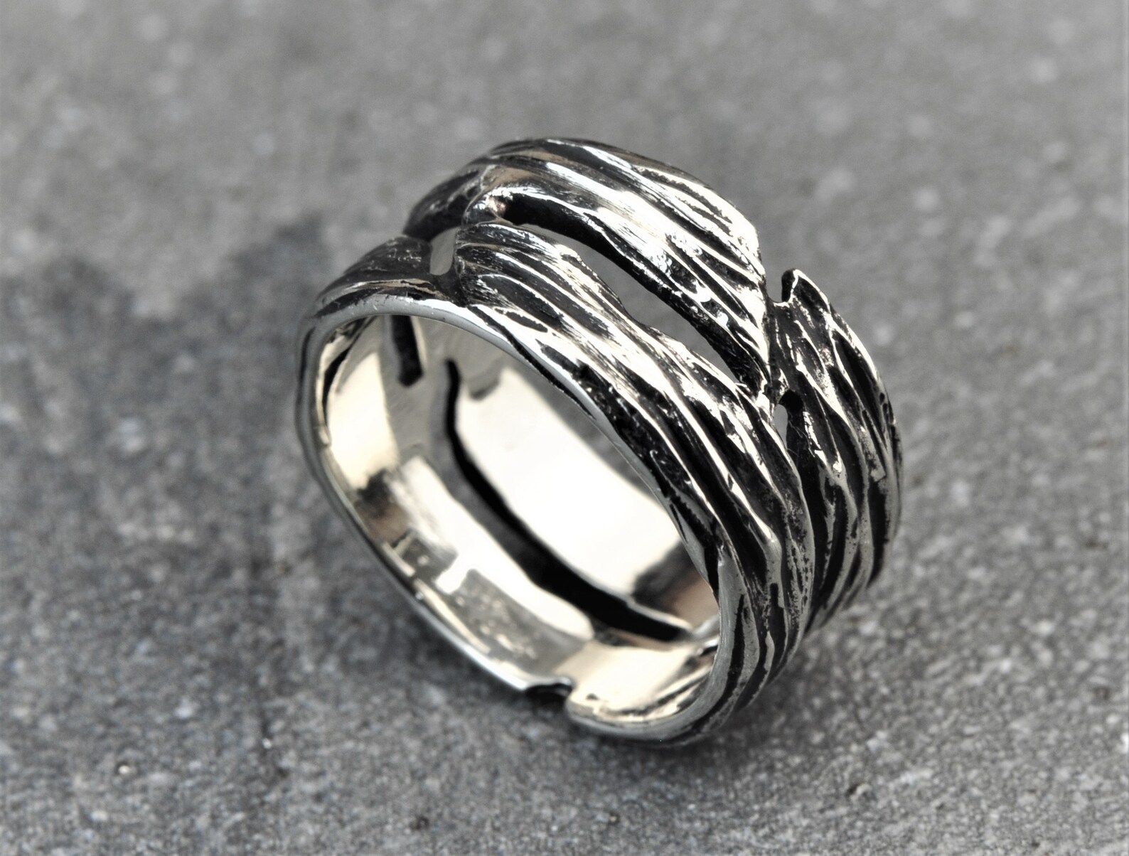 Anillo del pulgar hombres joyería vikinga anillo de la peluca Etsy