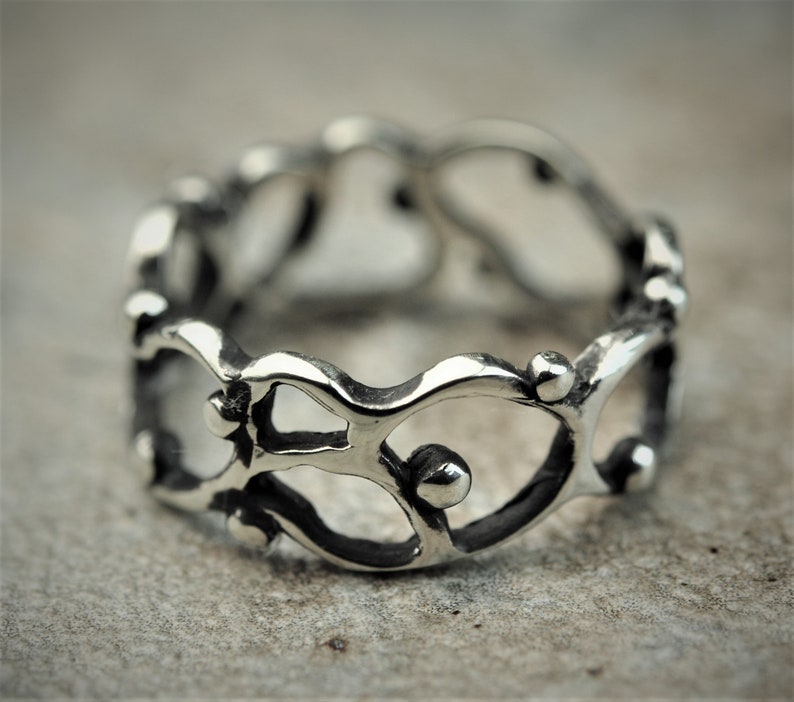 Viking wedding ring Celtic ring Gothic engagement ring Etsy