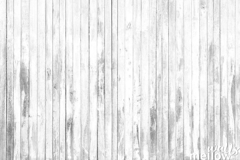 White Wood Removable Wallpaper Reclaimed Barn Wood Wall Etsy