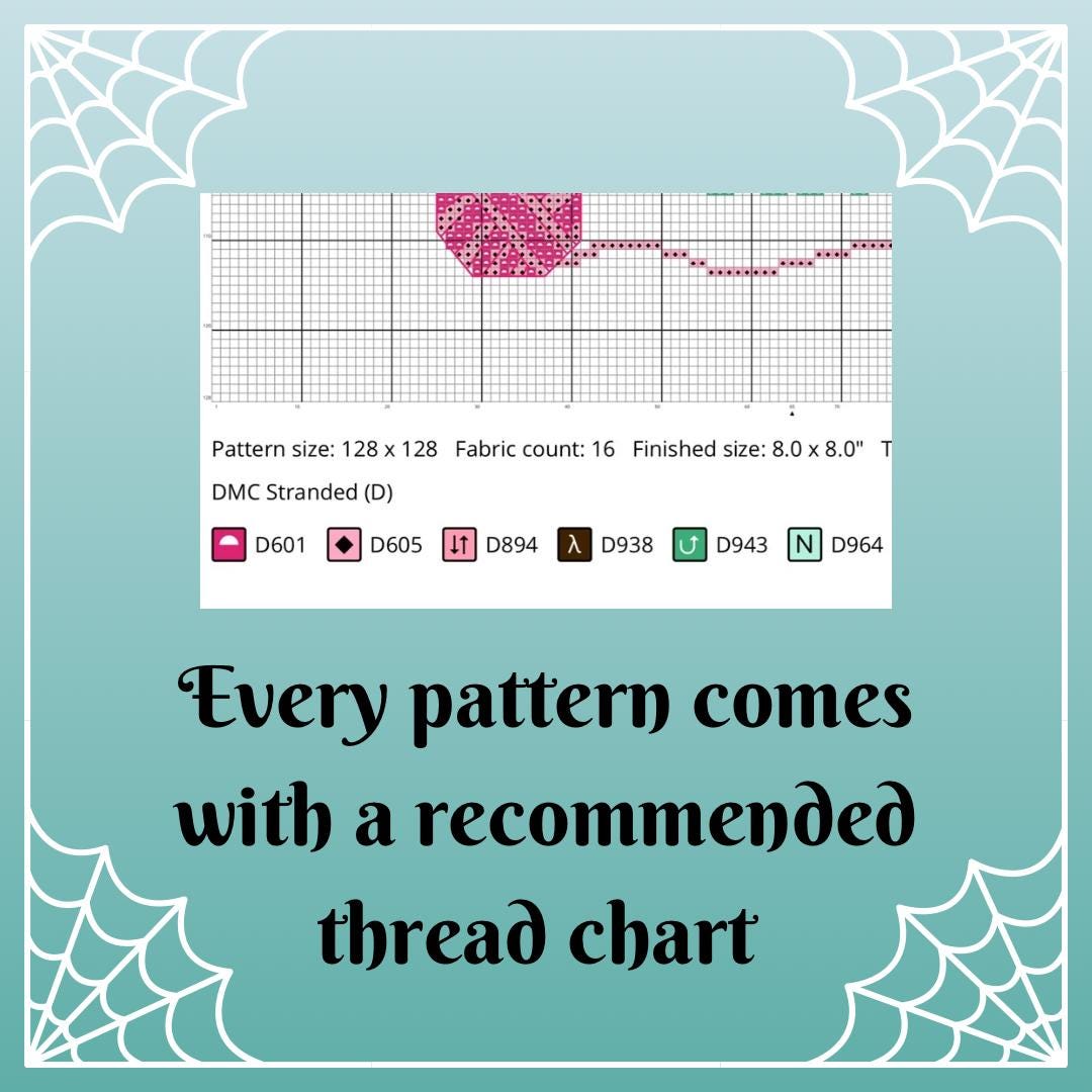 Creepy Coffee Halloween Cross Stitch Pattern Bundle - 3 PDF Patterns - Etsy