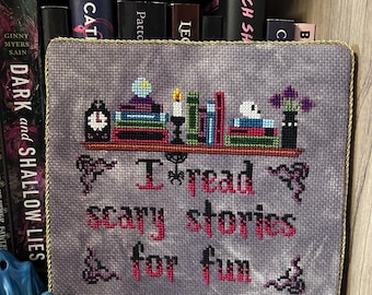 Horror Reader Cross Stitch Pattern - Digital Download - Pattern Keeper Compatible