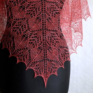 Once Upon a Summertime - Lace shawl pattern - Instant download PDF knitting pattern - english