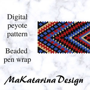 Peyote Beading Pattern pen Wrap/covercricket 