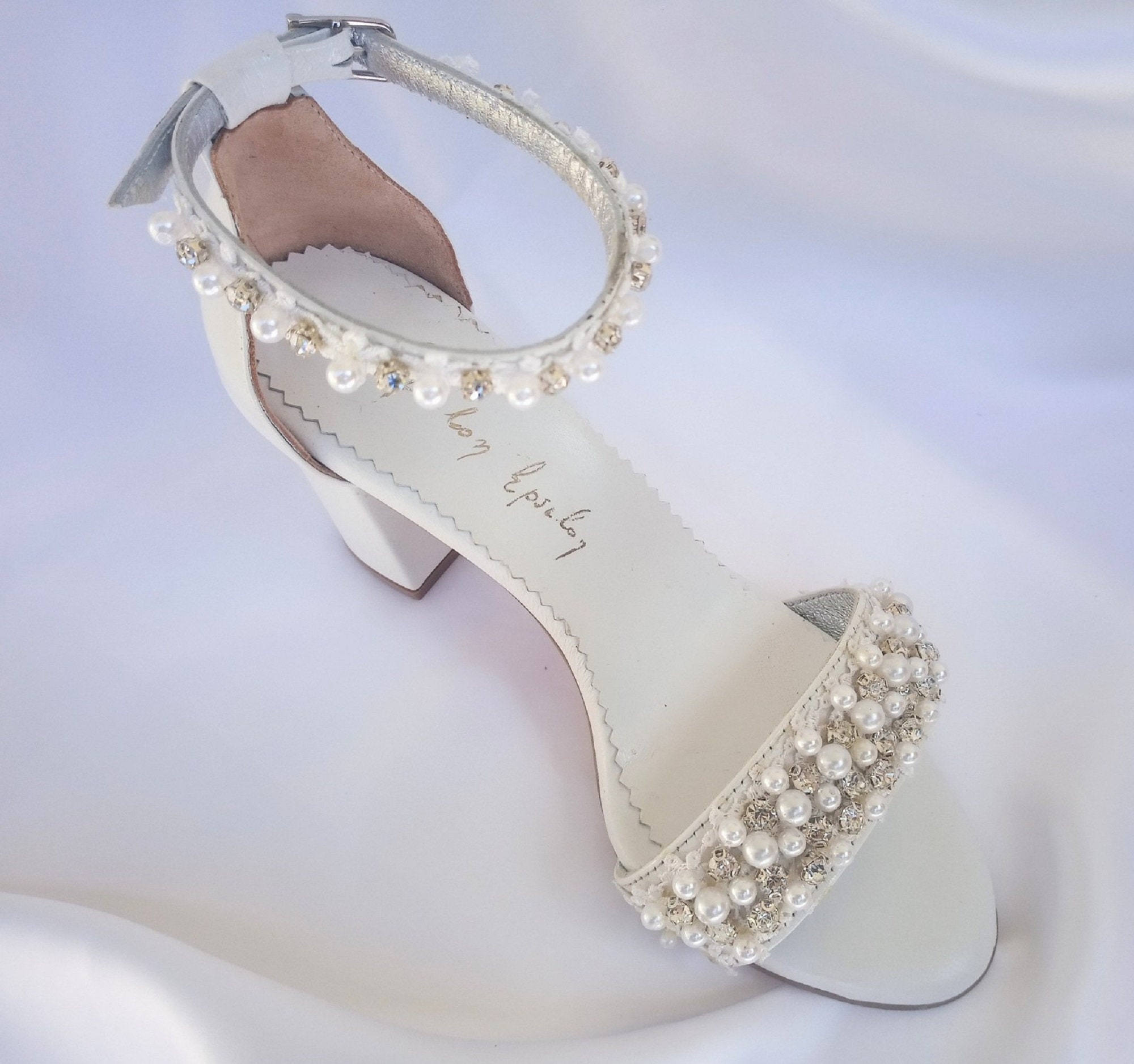 block bridal shoes