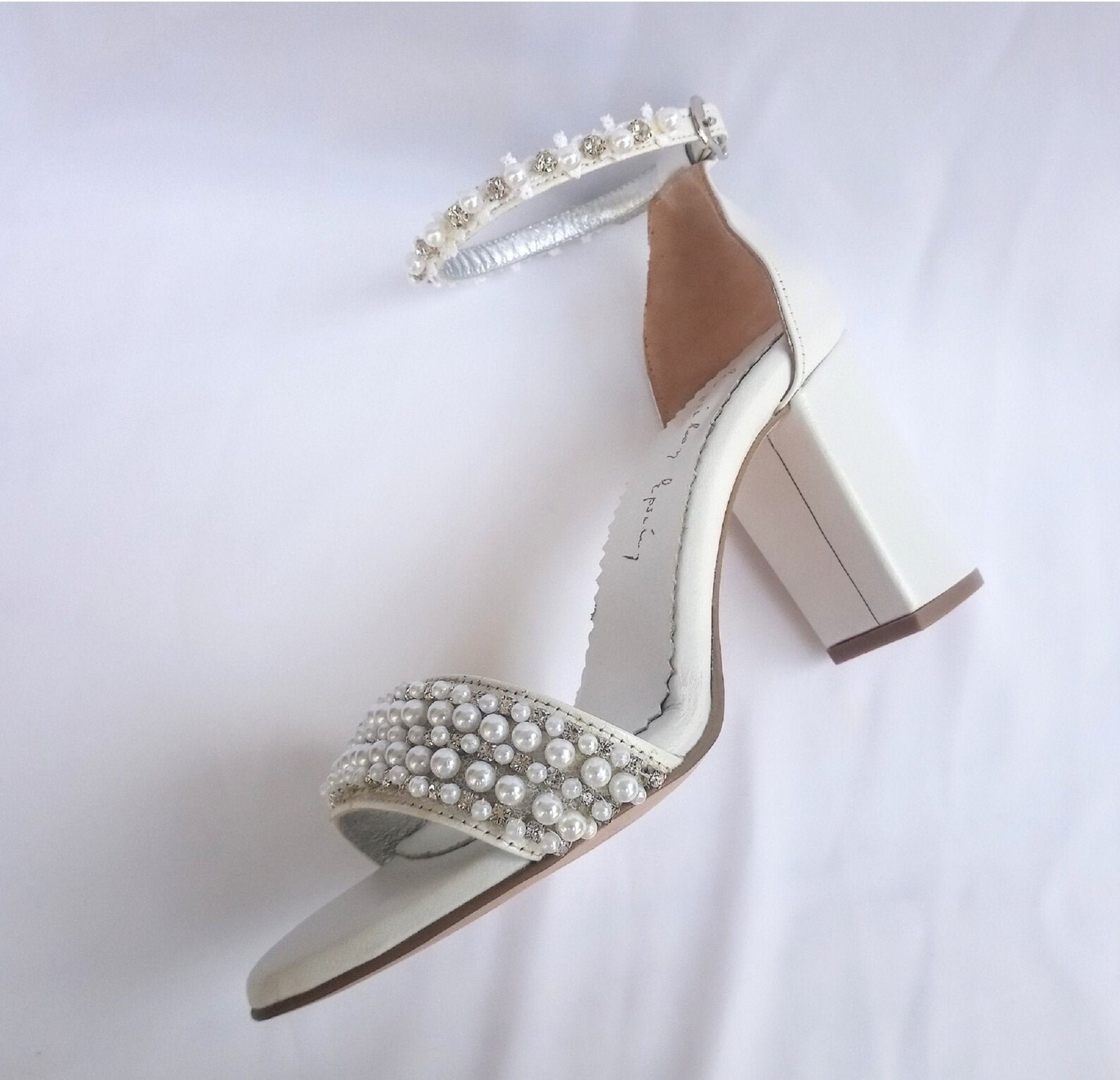 bridesmaid shoes block heel