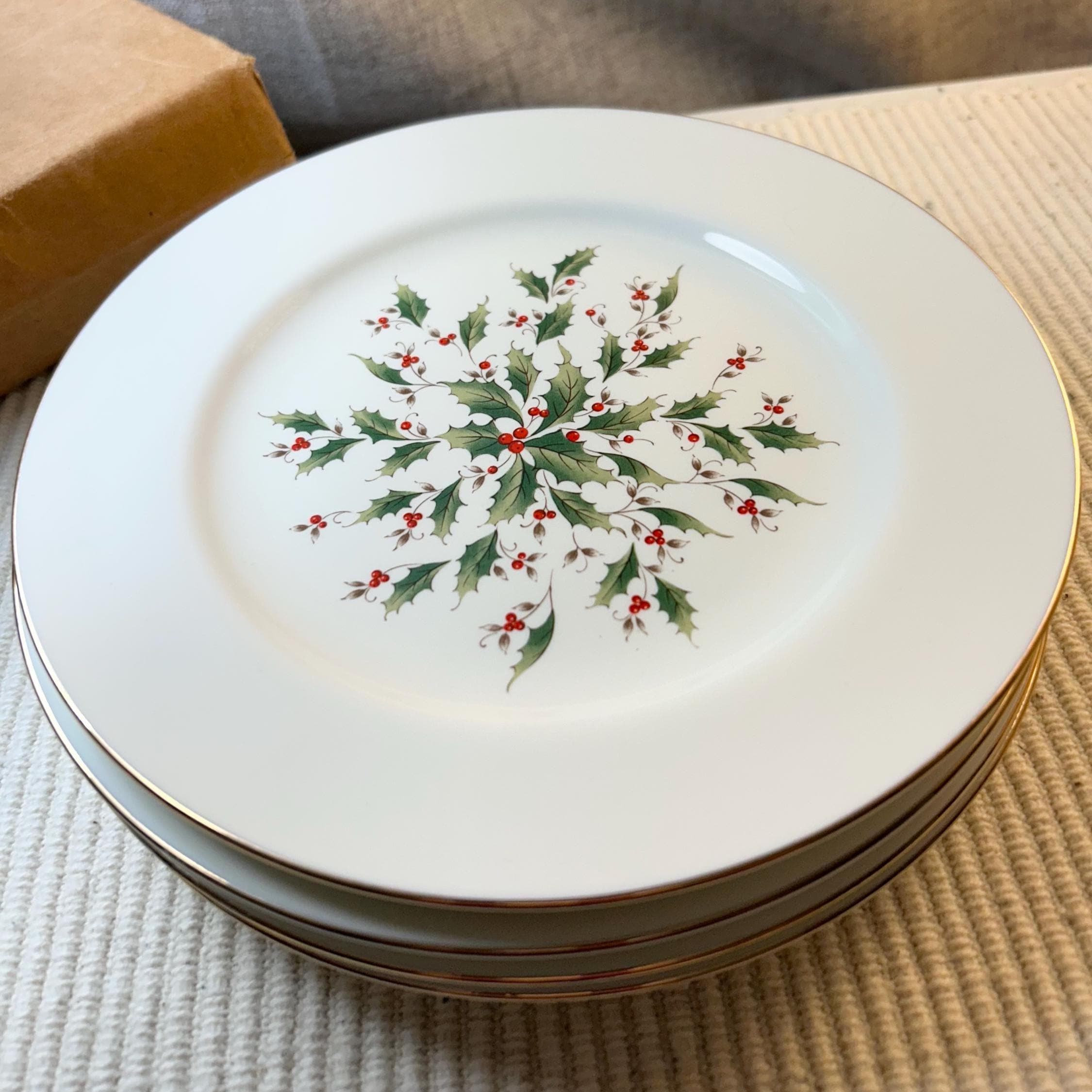 Vintage Lenox Christmas Dinnerware - Etsy