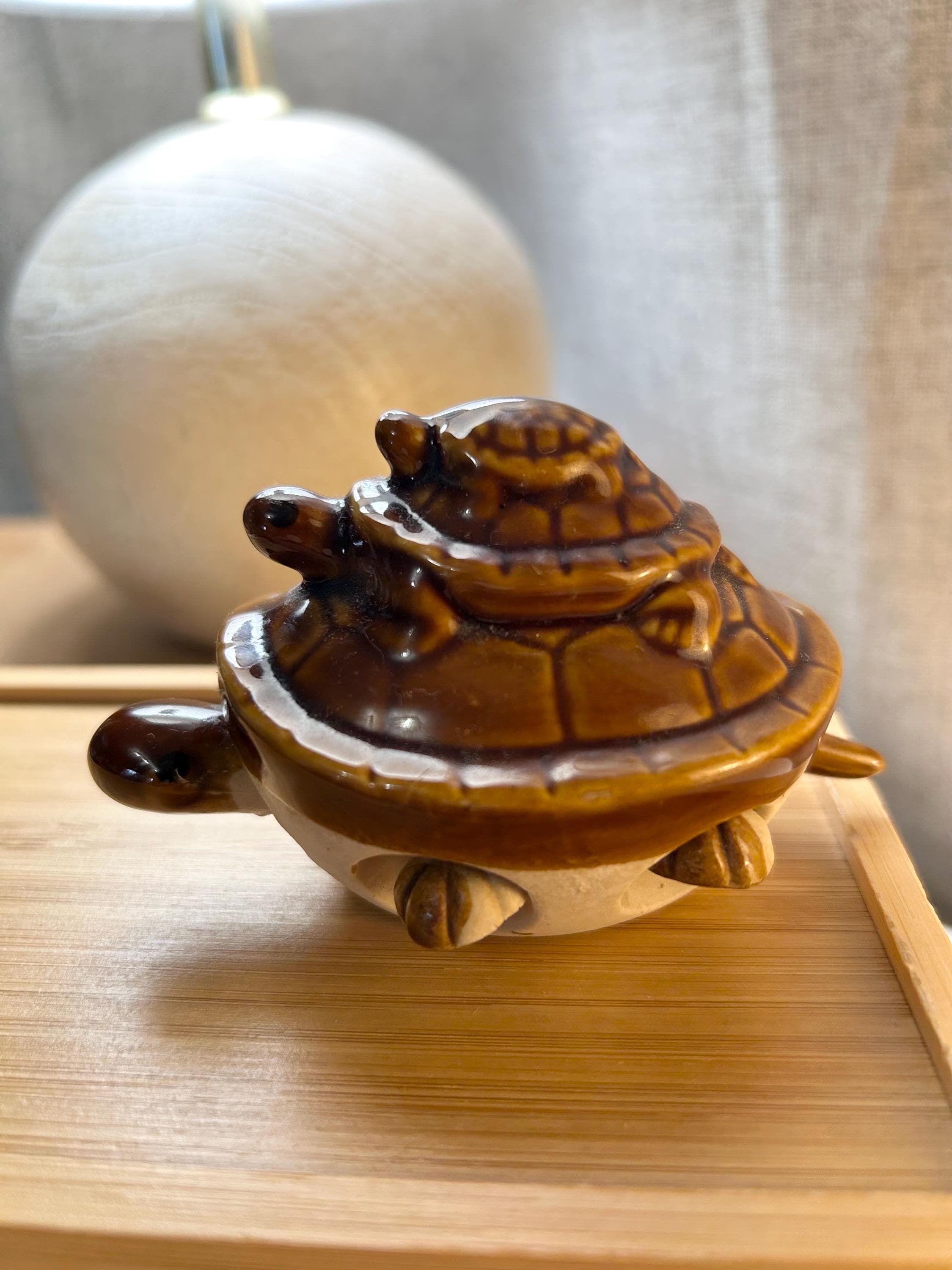 70s Ceramic Turtle - Etsy
