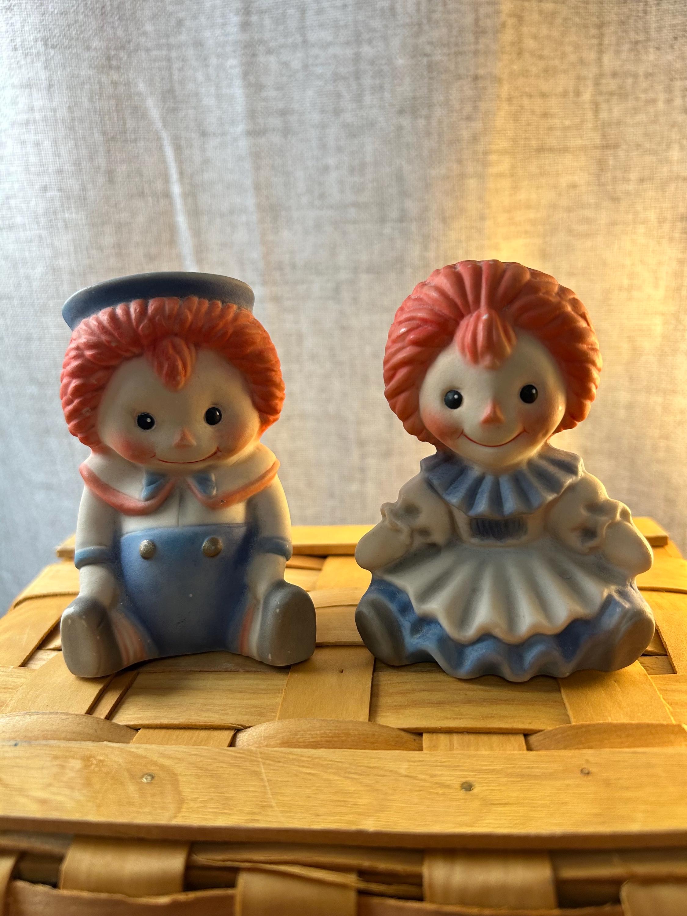 Raggedy Ann and Andy Figurines - Etsy