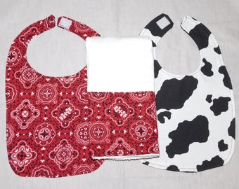 Baby bibs and burp cloth