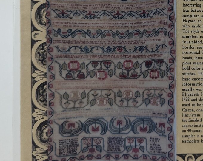 The Scarlet Letter Cross Stitch Pattern Elizabeth Hudson 1737 A ...