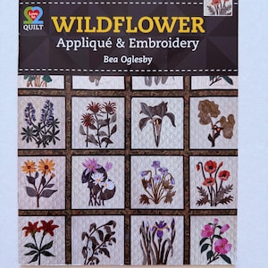 Book - Wildflower Applique & Embroidery by Bea Oglesby 2013 (AB)