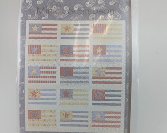 Liberty Road Quilt Pattern MS1007 by Minick & Simpson Finishes at 43.5x49