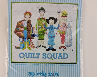 Quilt Squad Quilt Pattern ABD270 by Amy Bradley Designs Fabric Stasher Needler Chain Piecer Perfectpresser 2015