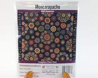 Moncarapacho Precut Paper Pieces by Willyne Hammerstein Complete Piece Pack For English Paper Piecing
