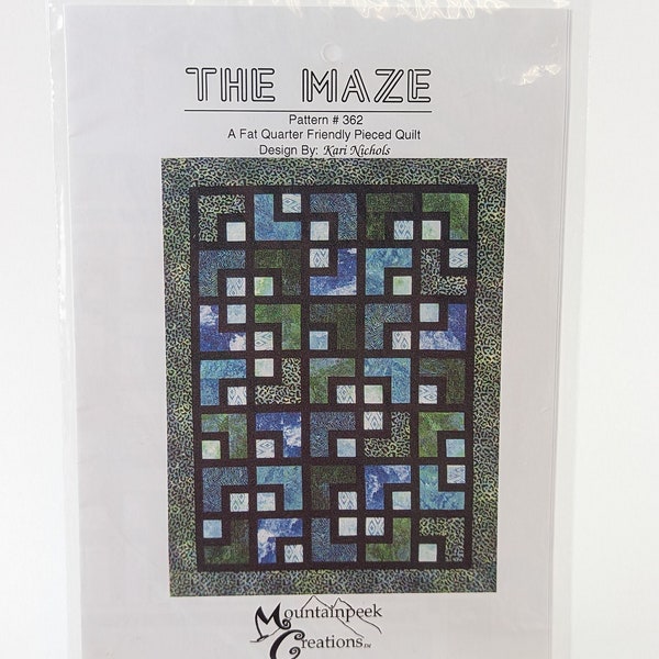 Maze Quilt Patterns Etsy