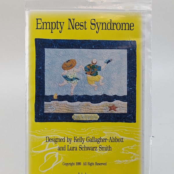 Empty Nest Syndrome Pattern by Kelly Gallagher-Abbott and Lura Schwarz Smith 1999 27x22 Quilt