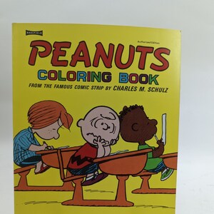 Rare Vintage Saalfield Authorized Edition Peanuts Coloring Book &quot;Some Letters Make you Wish You&#39;d Never Learned to Read&quot; (Box J)