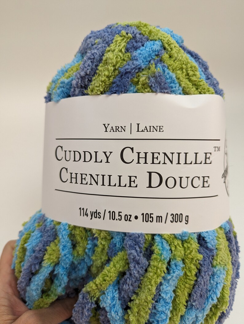 Lot of 2 Loops & Threads Yarn Laine Cuddly Chenille/chenille Etsy